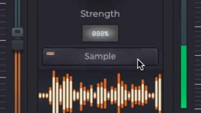 Sample Based Denoising UI